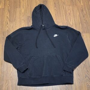 Nike Vintage Black Pullover Hoodie Sweatshirt Mens L Y2K Retro Essential A28